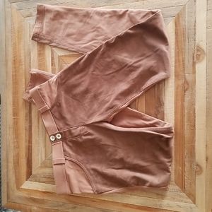 Freddy Two Tone Suede Look Pants